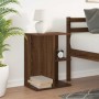 Mesita de noche madera de ingeniería marrón roble 46,5x29x61 cm by , Nightstands - Ref: Foro24-858662, Price: 37,82 €, Discou...