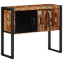 Mueble consola madera maciza reciclada multicolor 90x35x75 cm by , Side tables - Ref: Foro24-4013572, Price: 197,41 €, Discou...