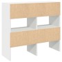 Zapateros 2 uds apilables blanco 89,5x30x40 cm von , Kommoden-Organizer und Bar-Kleiderbügel - Ref: Foro24-858840, Preis: 61,...
