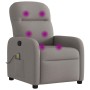 Sillón de masaje reclinable de tela gris taupé by , Armchairs - Ref: Foro24-4015539, Price: 200,15 €, Discount: %
