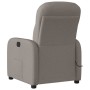 Sillón reclinable de masaje eléctrico tela gris taupe by , Armchairs - Ref: Foro24-3302969, Price: 242,01 €, Discount: %