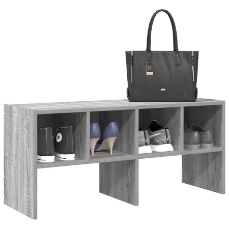 Zapatero apilable gris sonoma 89,5x30x40 cm von , Kommoden-Organizer und Bar-Kleiderbügel - Ref: Foro24-858849, Preis: 46,39 ...