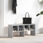 Zapatero apilable gris sonoma 89,5x30x40 cm von , Kommoden-Organizer und Bar-Kleiderbügel - Ref: Foro24-858849, Preis: 46,39 ...