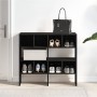 Zapateros 2 uds apilables roble negro 89,5x30x40 cm von , Kommoden-Organizer und Bar-Kleiderbügel - Ref: Foro24-858842, Preis...