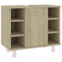 Badezimmerschrank aus eichenfarbenem Sperrholz, 60 x 32 x 53,5 cm von vidaXL, Badezimmermöbel - Ref: Foro24-802636, Preis: 50...