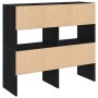Zapateros 2 uds apilables roble negro 89,5x30x40 cm von , Kommoden-Organizer und Bar-Kleiderbügel - Ref: Foro24-858842, Preis...