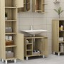 Badezimmerschrank aus eichenfarbenem Sperrholz, 60 x 32 x 53,5 cm von vidaXL, Badezimmermöbel - Ref: Foro24-802636, Preis: 50...