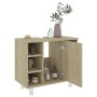 Badezimmerschrank aus eichenfarbenem Sperrholz, 60 x 32 x 53,5 cm von vidaXL, Badezimmermöbel - Ref: Foro24-802636, Preis: 50...