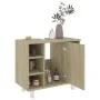 Oak-colored plywood bathroom cabinet 60x32x53.5 cm by vidaXL, Bathroom furniture - Ref: Foro24-802636, Price: 48,67 €, Discou...