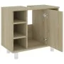Oak-colored plywood bathroom cabinet 60x32x53.5 cm by vidaXL, Bathroom furniture - Ref: Foro24-802636, Price: 48,67 €, Discou...