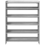 Mueble zapatero madera contrachapada gris sonoma 80x25x100 cm by , Shoe racks and shoe organizers - Ref: Foro24-859901, Price...
