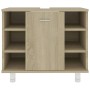 Badezimmerschrank aus eichenfarbenem Sperrholz, 60 x 32 x 53,5 cm von vidaXL, Badezimmermöbel - Ref: Foro24-802636, Preis: 50...