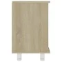 Oak-colored plywood bathroom cabinet 60x32x53.5 cm by vidaXL, Bathroom furniture - Ref: Foro24-802636, Price: 48,67 €, Discou...