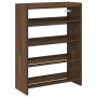 Mueble zapatero madera contrachapada marrón roble 60x25x81 cm by , Shoe racks and shoe organizers - Ref: Foro24-859884, Price...