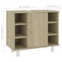 Badezimmerschrank aus eichenfarbenem Sperrholz, 60 x 32 x 53,5 cm von vidaXL, Badezimmermöbel - Ref: Foro24-802636, Preis: 50...