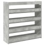 Mueble zapatero madera contrachapada gris hormigón 80x25x81 cm by , Shoe racks and shoe organizers - Ref: Foro24-859908, Pric...