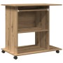 Mesa ordenador madera contrachapada roble artesanal 80x50x75cm by , Desks - Ref: Foro24-856053, Price: 78,19 €, Discount: %