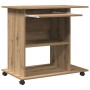 Mesa ordenador madera contrachapada roble artesanal 80x50x75cm by , Desks - Ref: Foro24-856053, Price: 78,19 €, Discount: %