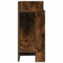 Mesas auxiliares 2 uds con estante ahumado roble 25,5x27x60 cm de , Mesas auxiliares - Ref: Foro24-858551, Precio: 41,89 €, D...