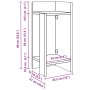 Mesas auxiliares 2 uds con estante negro 25,5x27x60 cm von , Seitentische - Ref: Foro24-858545, Preis: 40,84 €, Rabatt: %