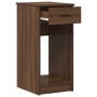 Torre de ordenador con cajón roble marrón 35x45x77 cm by , Desks - Ref: Foro24-858746, Price: 62,99 €, Discount: %