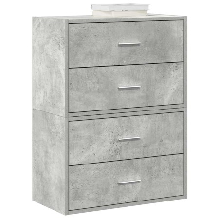 Armarios con 2 cajones 2 uds gris hormigón 60x31x40 cm von , Schubladen - Ref: Foro24-858828, Preis: 96,96 €, Rabatt: %