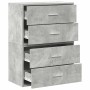 Armarios con 2 cajones 2 uds gris hormigón 60x31x40 cm von , Schubladen - Ref: Foro24-858828, Preis: 96,96 €, Rabatt: %