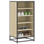 Mueble zapatero madera contrachapada roble sonoma 48x38x97,5 cm de , Zapateros y organizadores de calzado - Ref: Foro24-84920...