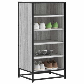 Mueble zapatero madera contrachapada gris sonoma 48x38x97,5 cm von , Schuhregale und Schuhorganisatoren - Ref: Foro24-849207,...