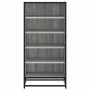 Mueble zapatero madera contrachapada gris sonoma 48x38x97,5 cm de , Zapateros y organizadores de calzado - Ref: Foro24-849207...