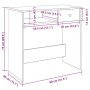 Escritorio de madera ingeniería madera envejecida 80x40x75 cm von , Schreibtische - Ref: Foro24-860479, Preis: 65,80 €, Rabat...