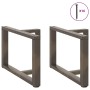 Patas de mesa centro forma T 2uds acero natural 60x25x(42-43)cm von , Tischbeine - Ref: Foro24-4013035, Preis: 82,28 €, Rabat...