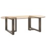 Patas de mesa centro forma T 2uds acero natural 60x25x(42-43)cm von , Tischbeine - Ref: Foro24-4013035, Preis: 82,28 €, Rabat...