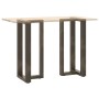 Patas de mesa bar forma T 2 uds acero natural 40x35x(90-91)cm by , Table legs - Ref: Foro24-4013075, Price: 141,40 €, Discoun...