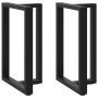 Patas de mesa de bar forma T 2 uds acero negro 60x35x(90-91) cm de , Patas para mesas - Ref: Foro24-4013080, Precio: 164,94 €...