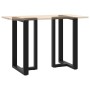 Patas de mesa de bar forma T 2 uds acero negro 60x35x(90-91) cm de , Patas para mesas - Ref: Foro24-4013080, Precio: 164,94 €...