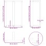 Patas de mesa bar forma T 2 uds acero antracita 60x35x(90-91)cm von , Tischbeine - Ref: Foro24-4013082, Preis: 153,67 €, Raba...