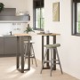 Patas mesa bar forma T 2 uds acero natural 60x35x(110-111) cm by , Table legs - Ref: Foro24-4013107, Price: 162,79 €, Discoun...