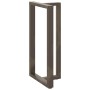 Patas mesa bar forma T 2 uds acero natural 60x35x(110-111) cm by , Table legs - Ref: Foro24-4013107, Price: 162,79 €, Discoun...