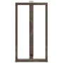 Patas mesa bar forma T 2 uds acero natural 60x35x(110-111) cm by , Table legs - Ref: Foro24-4013107, Price: 162,79 €, Discoun...