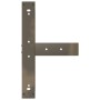 Patas mesa bar forma T 2 uds acero natural 60x35x(110-111) cm by , Table legs - Ref: Foro24-4013107, Price: 162,79 €, Discoun...