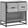 Mesita de noche sonoma gris 60x31x60 cm madera contrachapada de , Mesitas de noche - Ref: Foro24-848697, Precio: 66,37 €, Des...