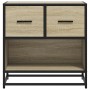 Mesita de noche roble sonoma 60x31x60 cm madera contrachapada de , Mesitas de noche - Ref: Foro24-848695, Precio: 64,80 €, De...