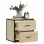 Mesitas de noche de pared 2 unidades roble Sonoma 40x31x39,5 cm de , Mesitas de noche - Ref: Foro24-848727, Precio: 79,58 €, ...
