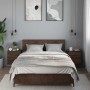 Mesitas de noche pared 2 uds color roble marrón 40x31x39,5 cm von , Nachttische - Ref: Foro24-848733, Preis: 83,07 €, Rabatt: %