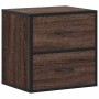 Mesitas de noche pared 2 uds color roble marrón 40x31x39,5 cm von , Nachttische - Ref: Foro24-848733, Preis: 83,07 €, Rabatt: %