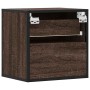 Mesitas de noche pared 2 uds color roble marrón 40x31x39,5 cm de , Mesitas de noche - Ref: Foro24-848733, Precio: 82,98 €