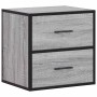 Mesitas de noche de pared 2 unidades gris sonoma 40x31x39,5 cm de , Mesitas de noche - Ref: Foro24-848731, Precio: 82,21 €, D...