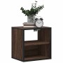 Mesita de noche de pared color roble marrón 40x31x39,5 cm by , Nightstands - Ref: Foro24-848752, Price: 34,12 €, Discount: %