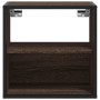 Mesita de noche de pared color roble marrón 40x31x39,5 cm by , Nightstands - Ref: Foro24-848752, Price: 34,12 €, Discount: %